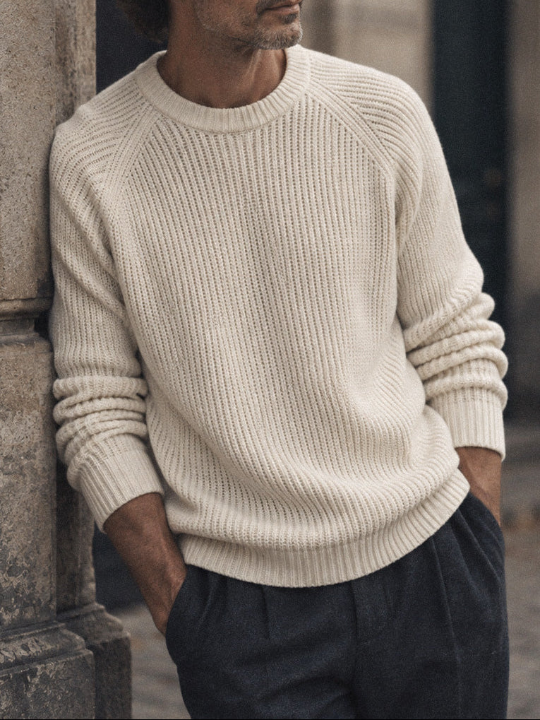 Merino Fisherman Sweater