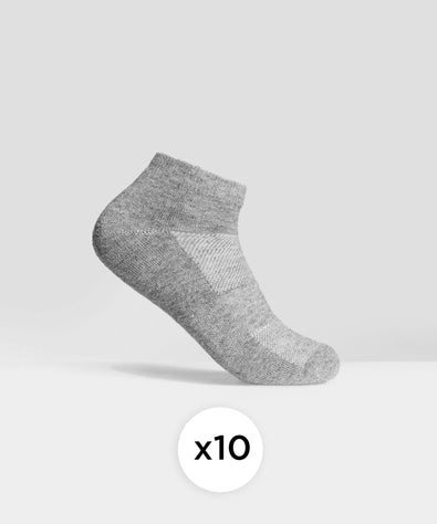 Men's 10 Pack // Merino All Season Ankle Socks