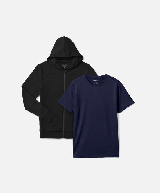 Men's Hoodie + T-Shirt Bundle