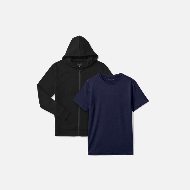 Men's Hoodie + T-Shirt Bundle