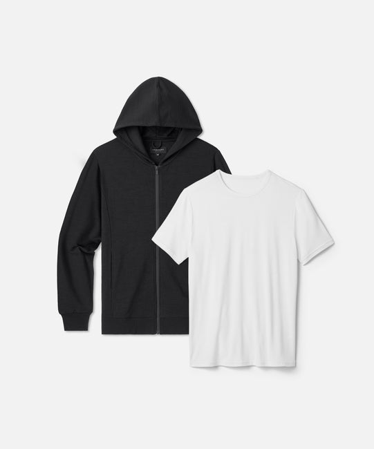 Men's Hoodie + T-Shirt Bundle