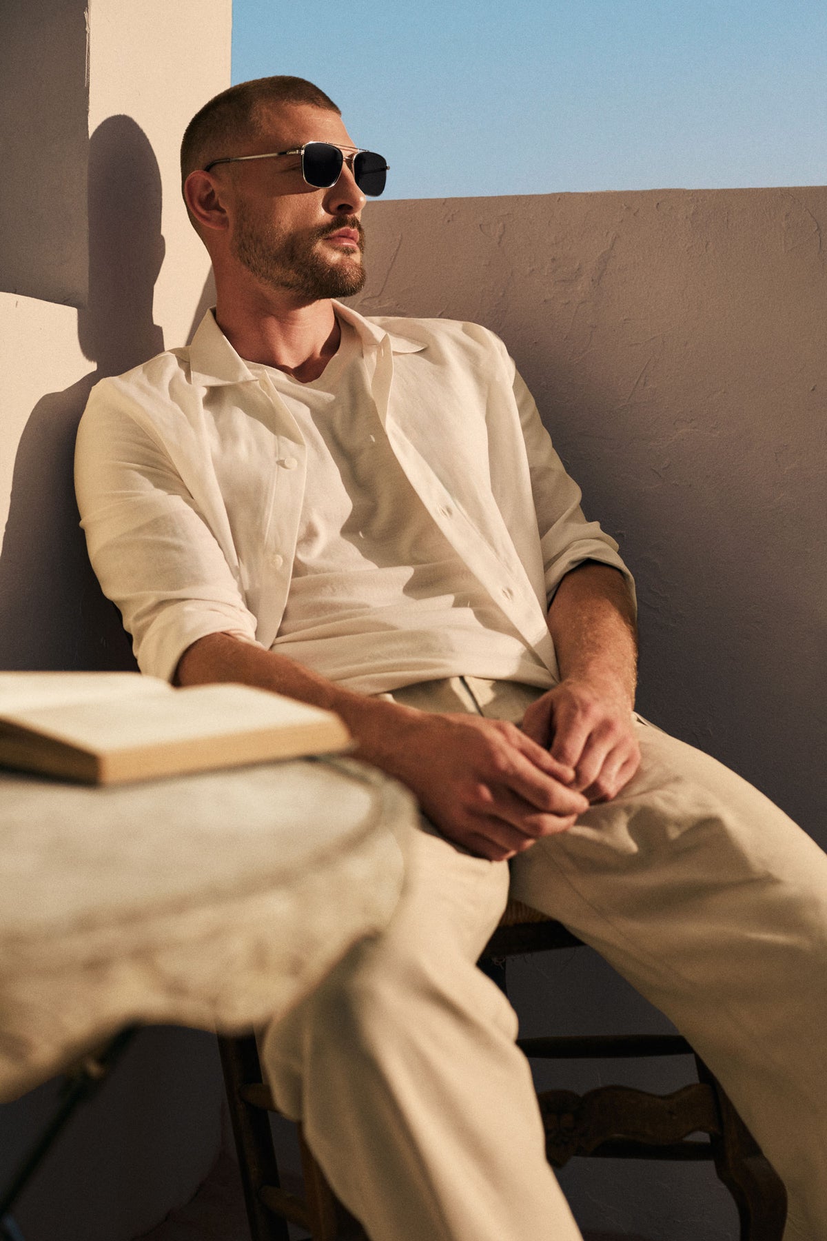 Merino-Linen Button-Up