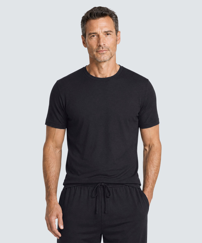 Men's Ultrafine Sleep T-Shirt + Shorts Bundle