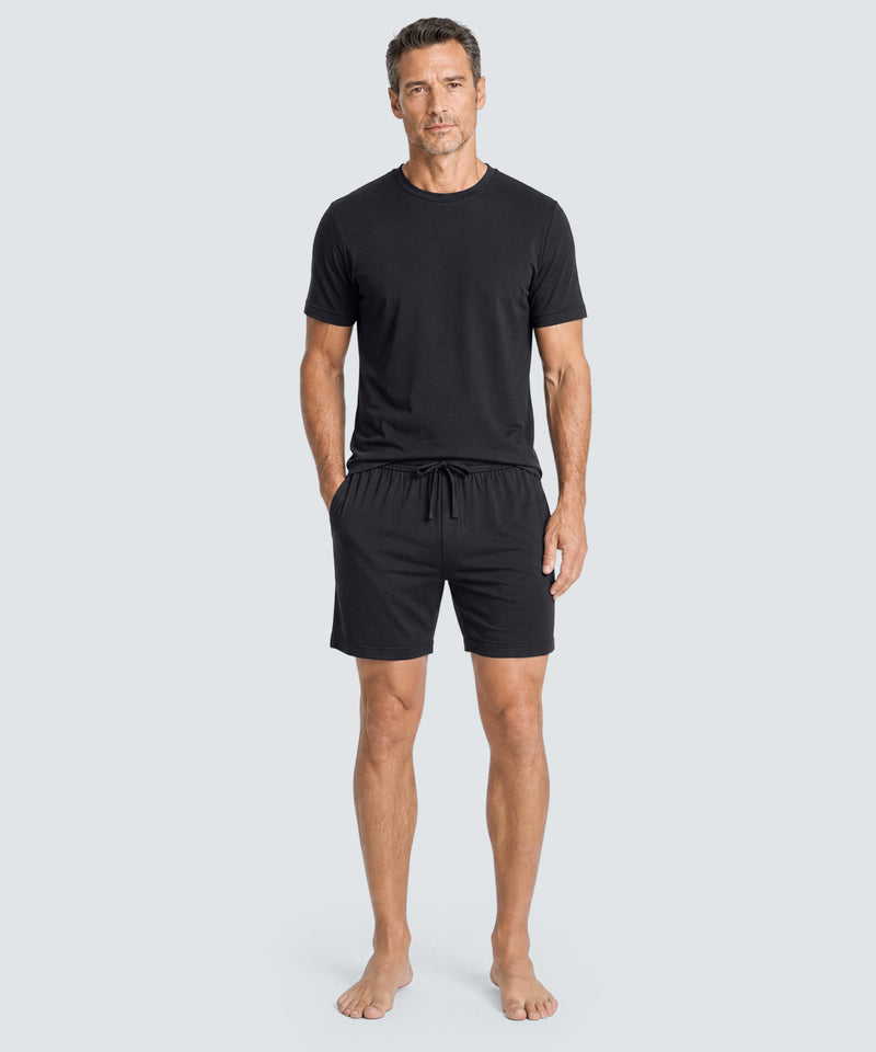 Men's Ultrafine Sleep T-Shirt + Shorts Bundle