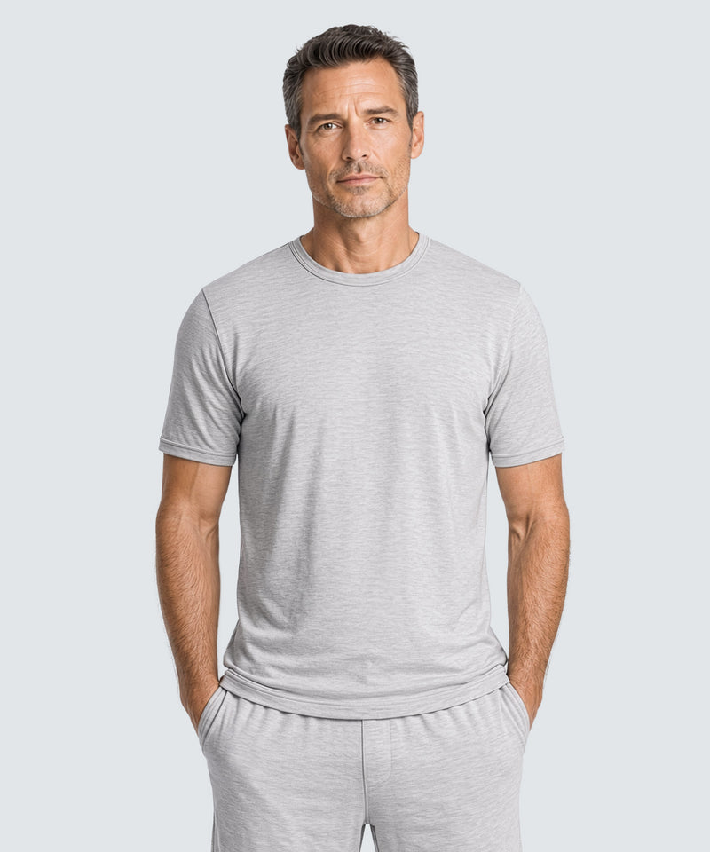 Men's Ultrafine Sleep T-Shirt + Shorts Bundle