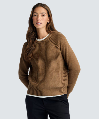 Women's Merino Fisherman Sweater