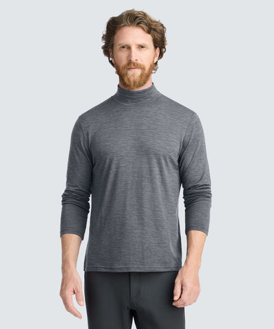 Men's Long Sleeve Merino Hi-Neck
