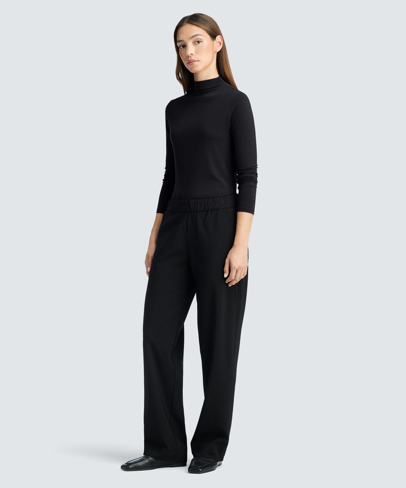 Women's Merino Mock Neck Top