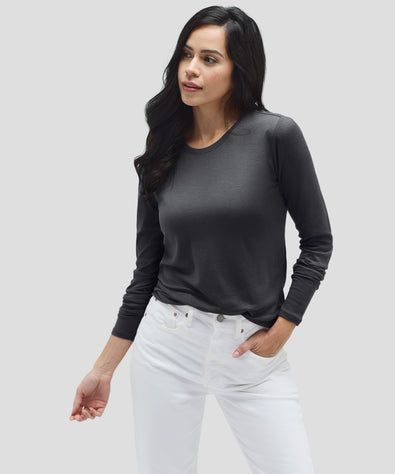 Women's Long Sleeve Merino Crew