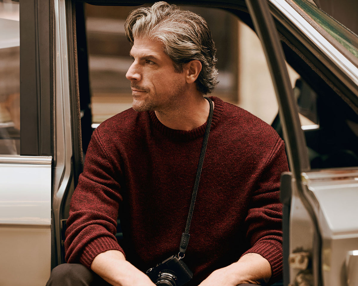 A modern classic in Merino wool.