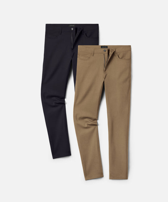 Men's 2 Pack // Merino Travel Trousers