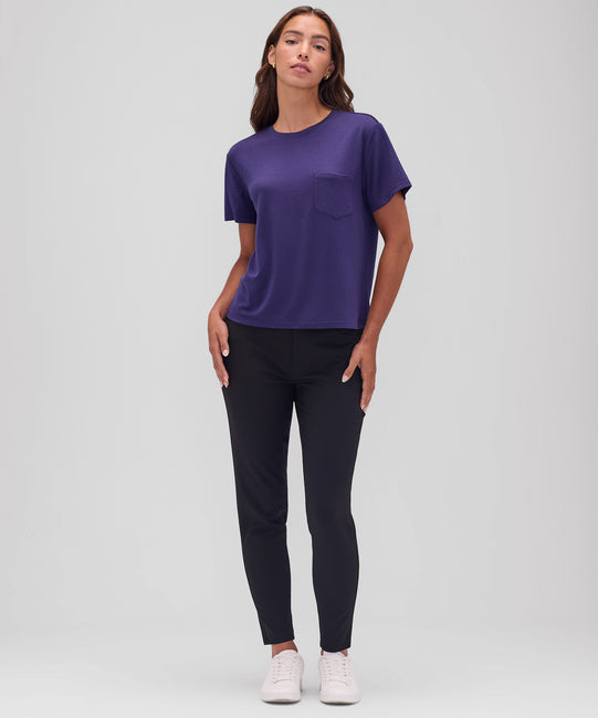 Women's Slim Travel Pants + T-Shirt