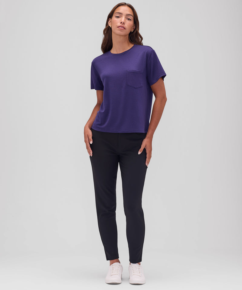 Women's Slim Travel Pants + T-Shirt