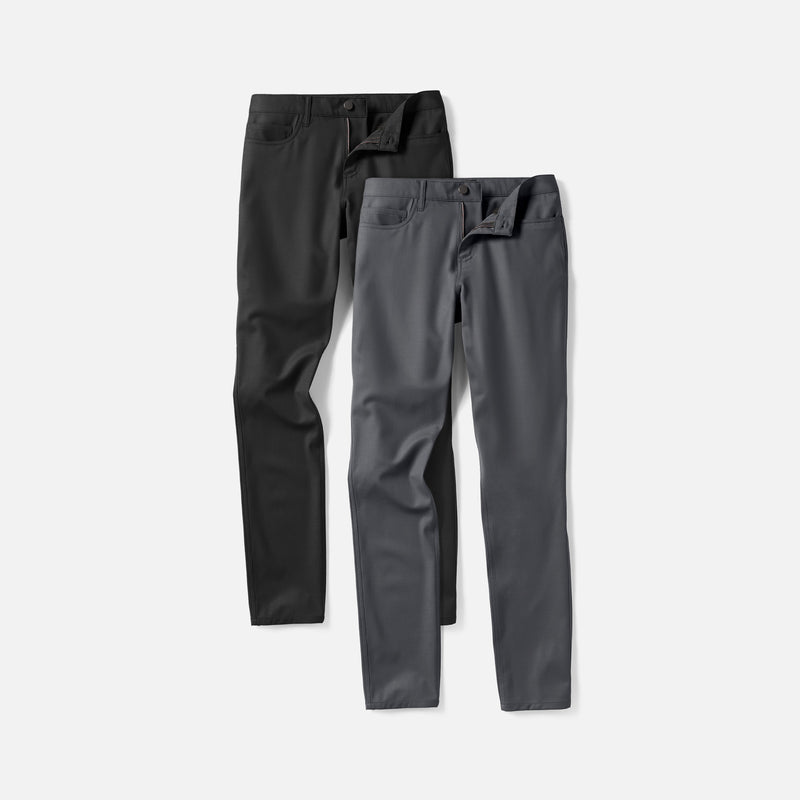 Men's 2 Pack // Merino Travel Trousers