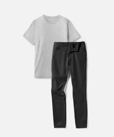 Men's Travel Pants + T-Shirt Bundle